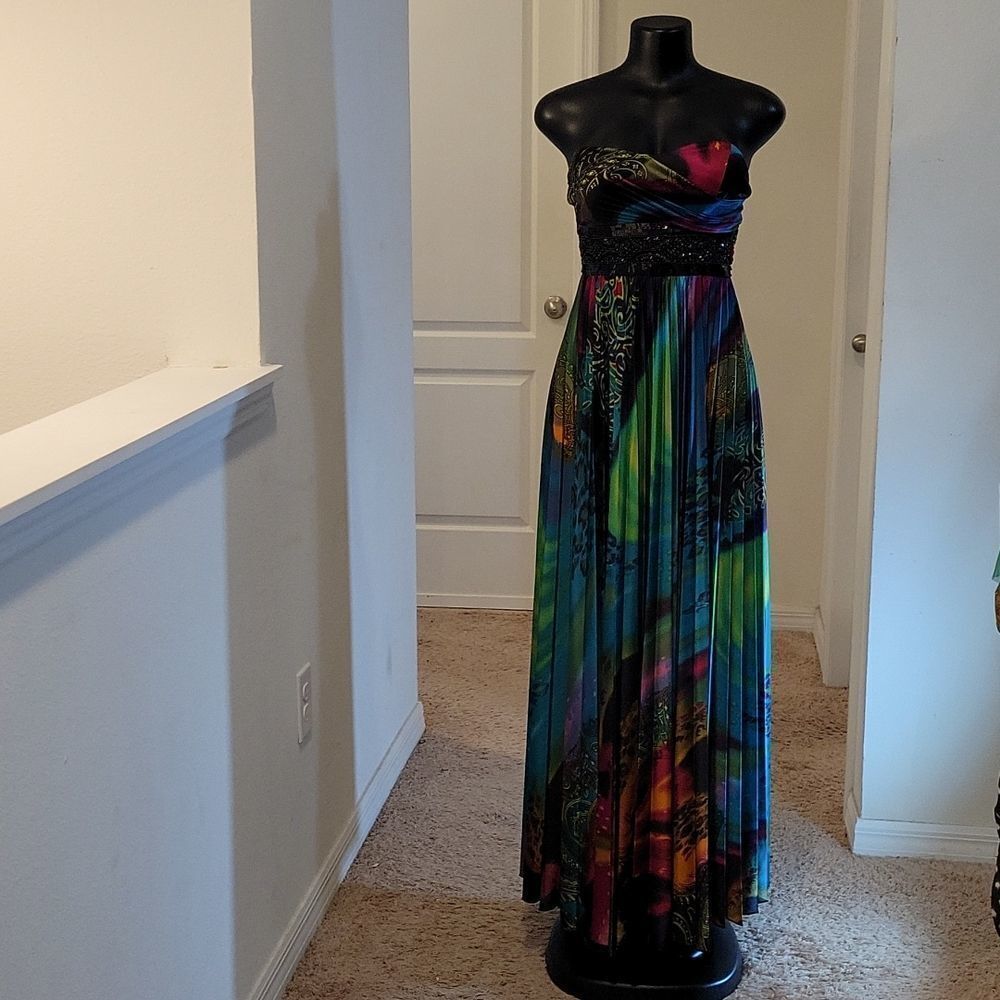 Speechless Formal Multi-Color Floor Length Dress - image 2